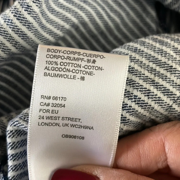 Urban Outfitters Cotton Button Down Self Tie Romper size XS - Picture 12 of 12